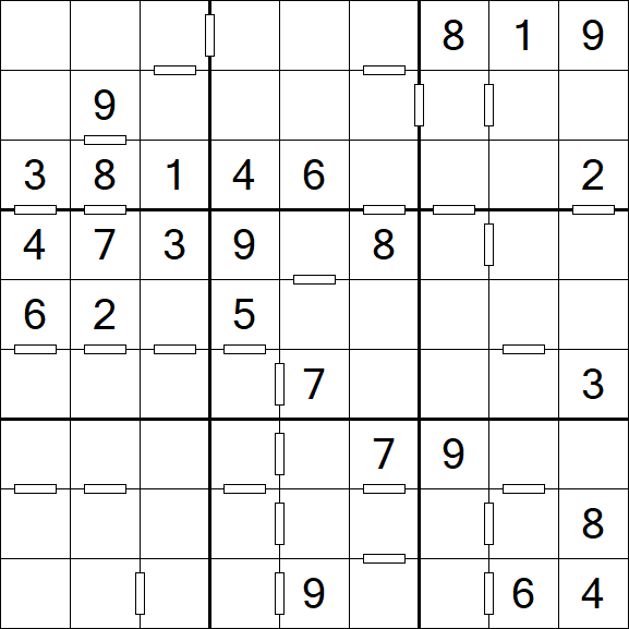 Consecutive Sudoku - Medium