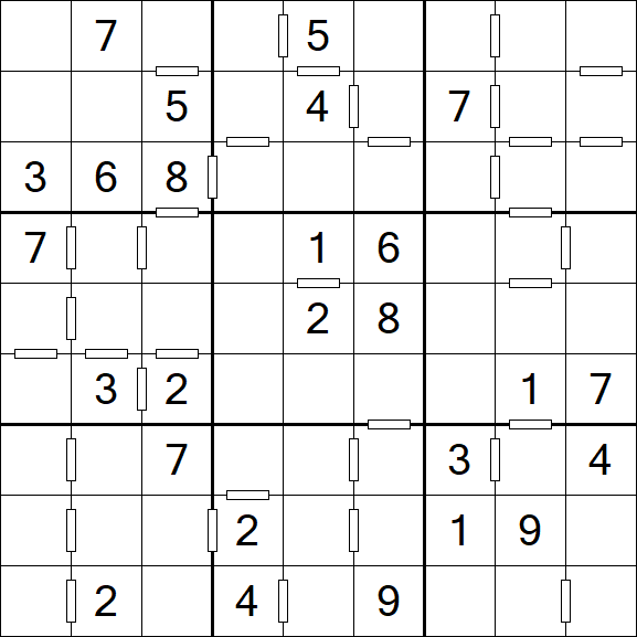 Consecutive Sudoku - Medio