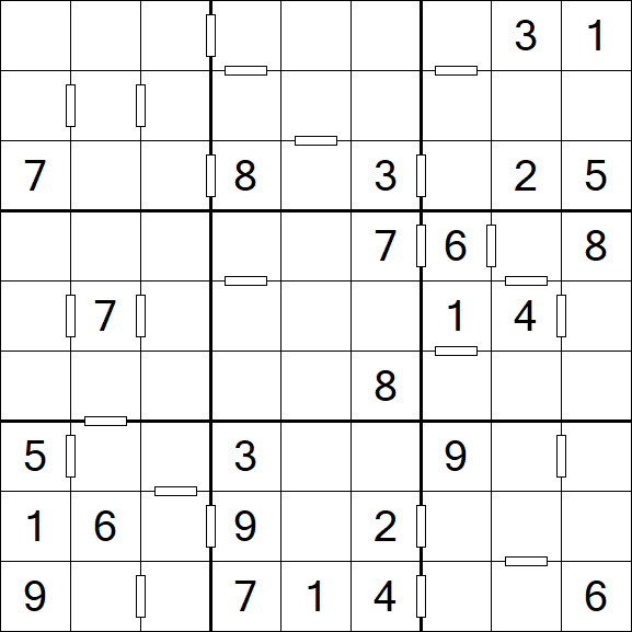 Consecutive Sudoku - Moyen