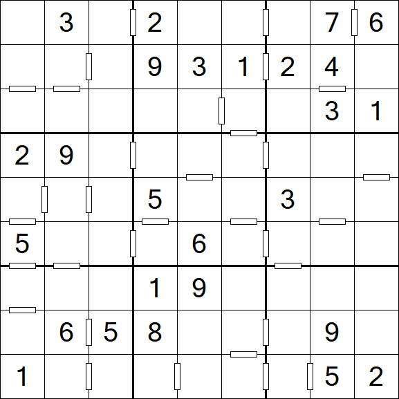Consecutive Sudoku - Mittel
