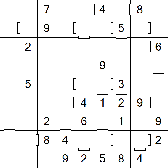 Consecutive Sudoku - Mittel