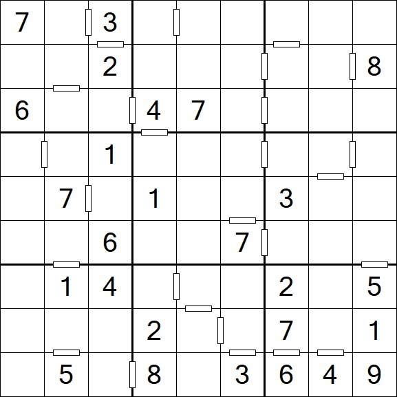 Consecutive Sudoku - Mittel