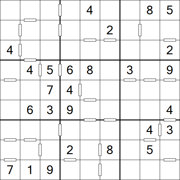 Consecutive Sudoku - Mittel