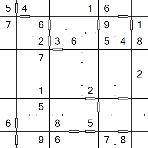 Consecutive Sudoku - Mittel