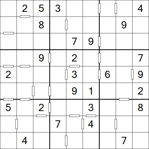 Consecutive Sudoku - Medio