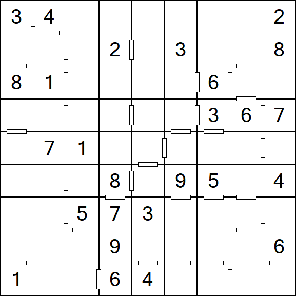 Consecutive Sudoku - Medio