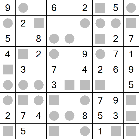 Even-Odd Sudoku - Easy
