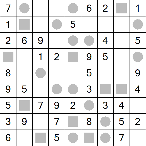 Even-Odd Sudoku - Easy