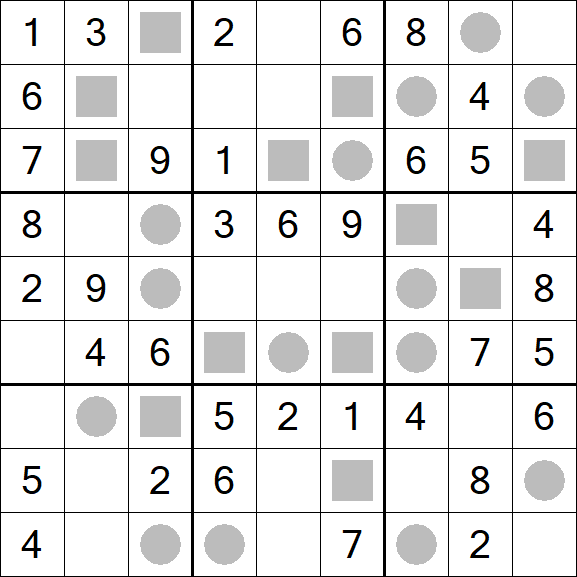 Even-Odd Sudoku - Easy