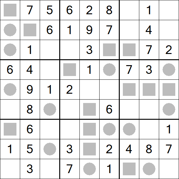 Even-Odd Sudoku - Easy