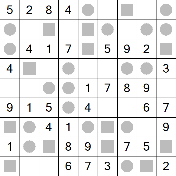 Even-Odd Sudoku - Easy