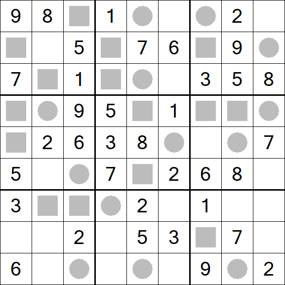 Even-Odd Sudoku - Fácil
