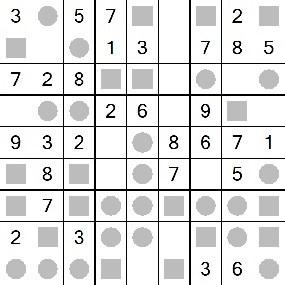 Even-Odd Sudoku - Fácil