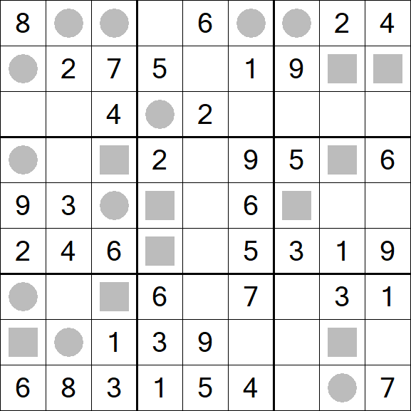 Even-Odd Sudoku - Fácil