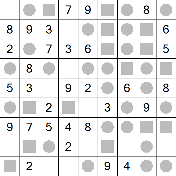 Even-Odd Sudoku - Fácil