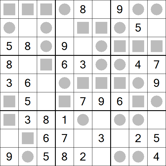 Even-Odd Sudoku - Fácil
