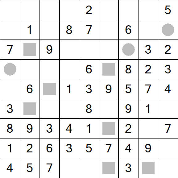 Even-Odd Sudoku - Einfach