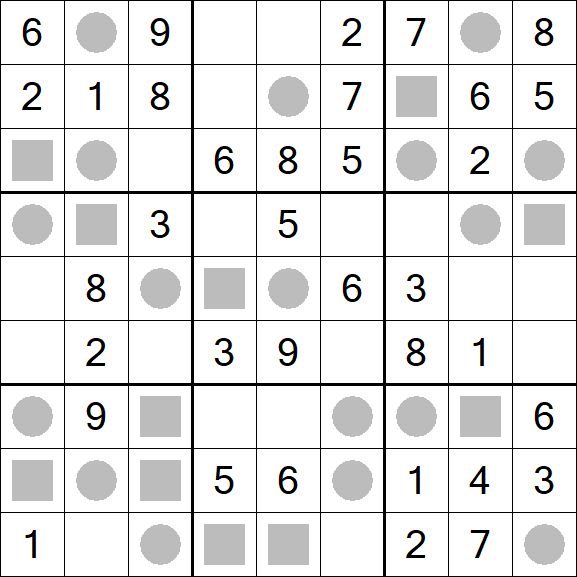 Even-Odd Sudoku - Simple