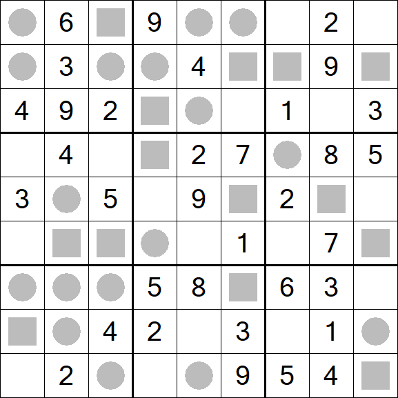 Even-Odd Sudoku - Einfach