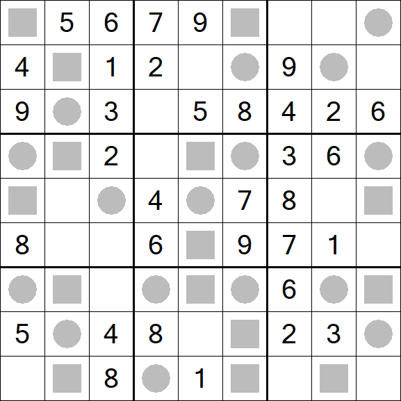 Even-Odd Sudoku - Einfach