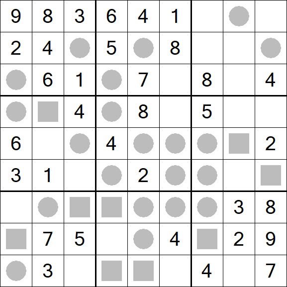Even-Odd Sudoku - Fácil