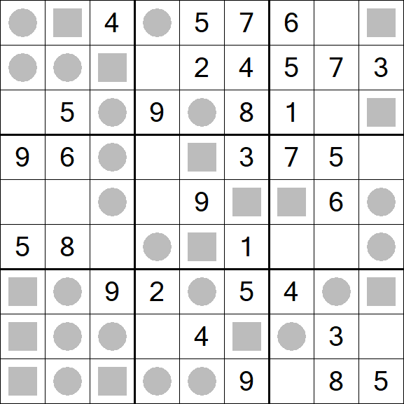 Even-Odd Sudoku - Fácil