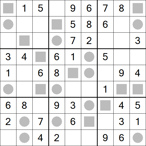 Even-Odd Sudoku - Fácil
