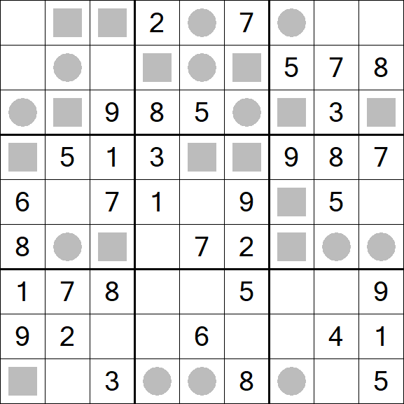 Even-Odd Sudoku - Fácil