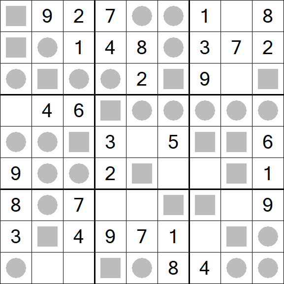 Even-Odd Sudoku - Fácil