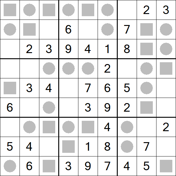 Even-Odd Sudoku - Fácil
