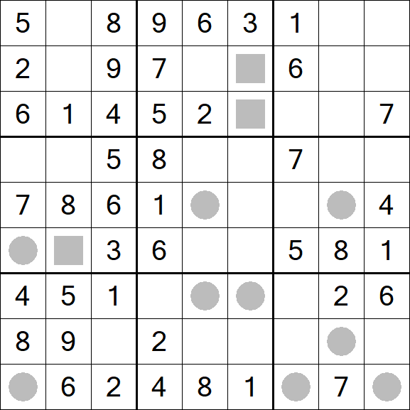 Even-Odd Sudoku - Fácil