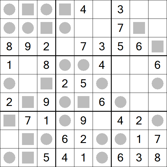 Even-Odd Sudoku - Fácil