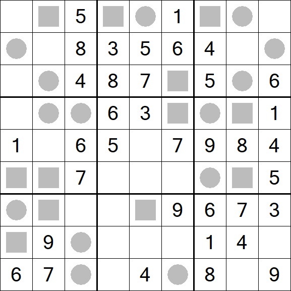 Even-Odd Sudoku - Fácil