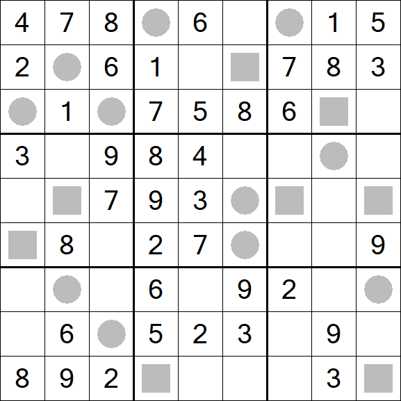 Even-Odd Sudoku - Einfach