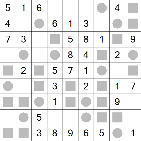Even-Odd Sudoku - Fácil