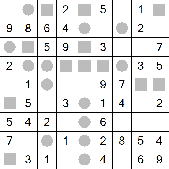 Even-Odd Sudoku - Fácil