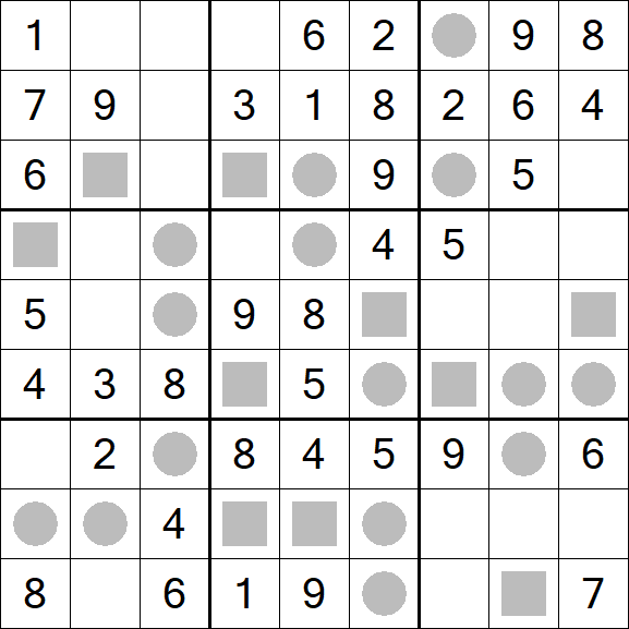 Even-Odd Sudoku - Fácil