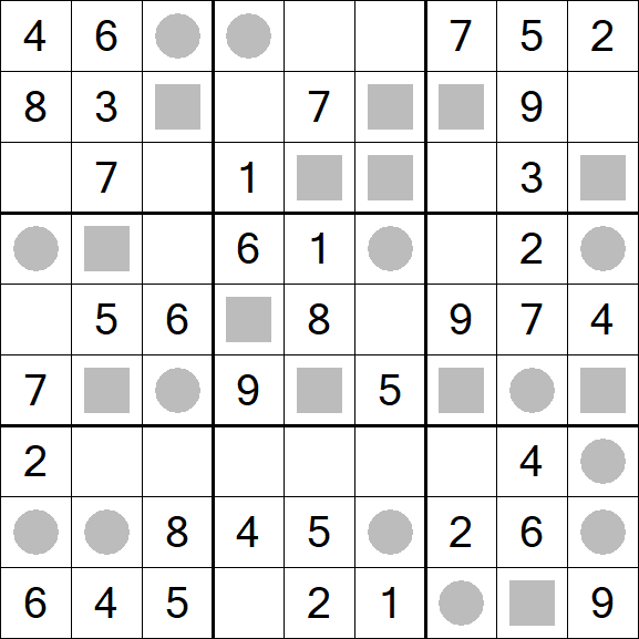 Even-Odd Sudoku - Fácil