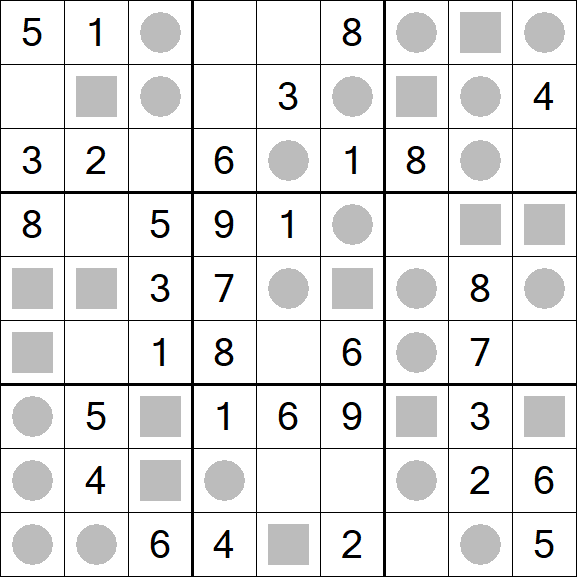 Even-Odd Sudoku - Fácil