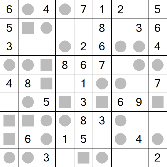 Even-Odd Sudoku - Fácil