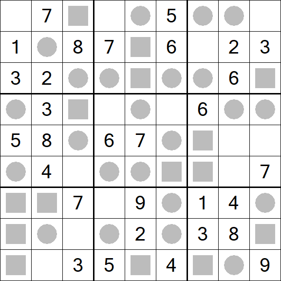 Even-Odd Sudoku - Fácil