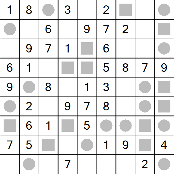 Even-Odd Sudoku - Fácil