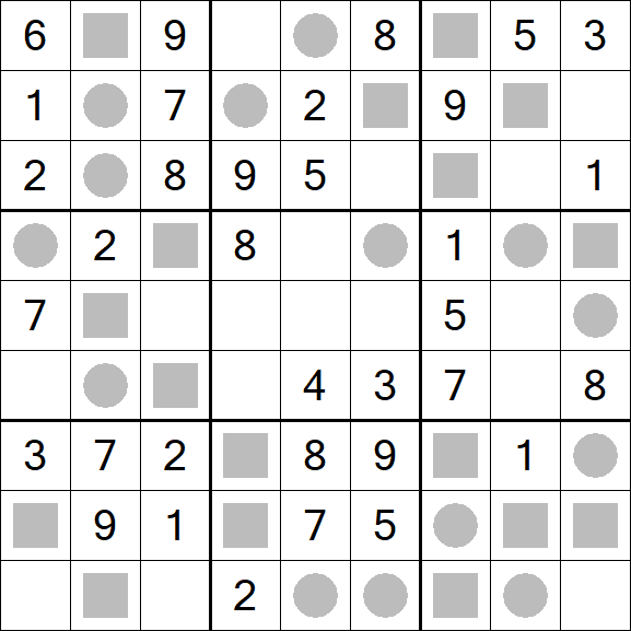 Even-Odd Sudoku - Fácil