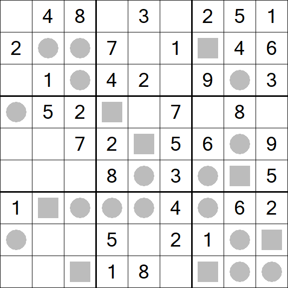 Even-Odd Sudoku - Fácil