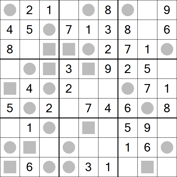 Even-Odd Sudoku - Easy