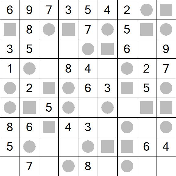 Even-Odd Sudoku - Easy