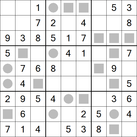 Even-Odd Sudoku - Easy