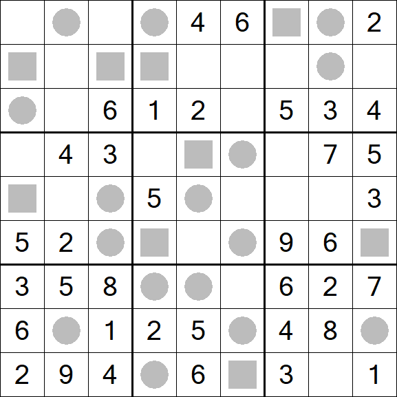 Even-Odd Sudoku - Easy