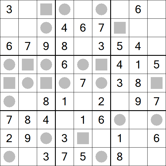 Even-Odd Sudoku - Fácil
