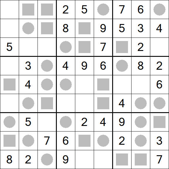Even-Odd Sudoku - Simple